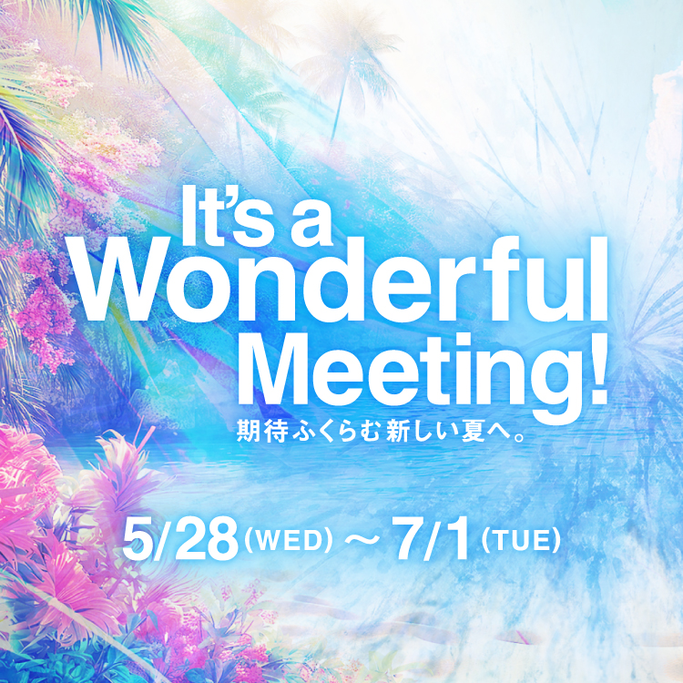 It's a Wonderful Meeting!(25/5/28→7/1)