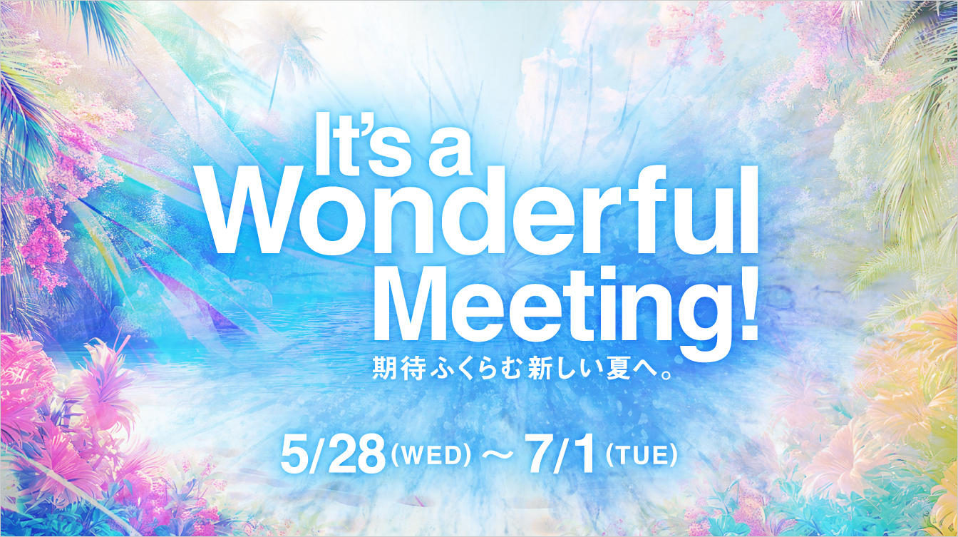 It's a Wonderful Meeting!(25/5/28→7/1)