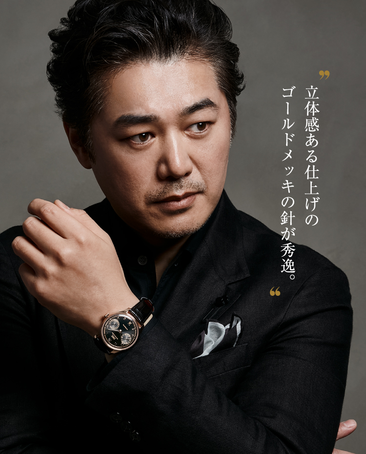 立体感精致的金镀金针非常出色。
