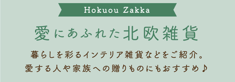 HOKUZAkka充满爱的北欧杂货