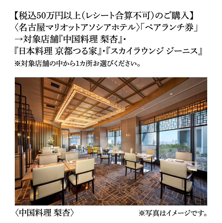 Purchase of over 500,000 yen including tax