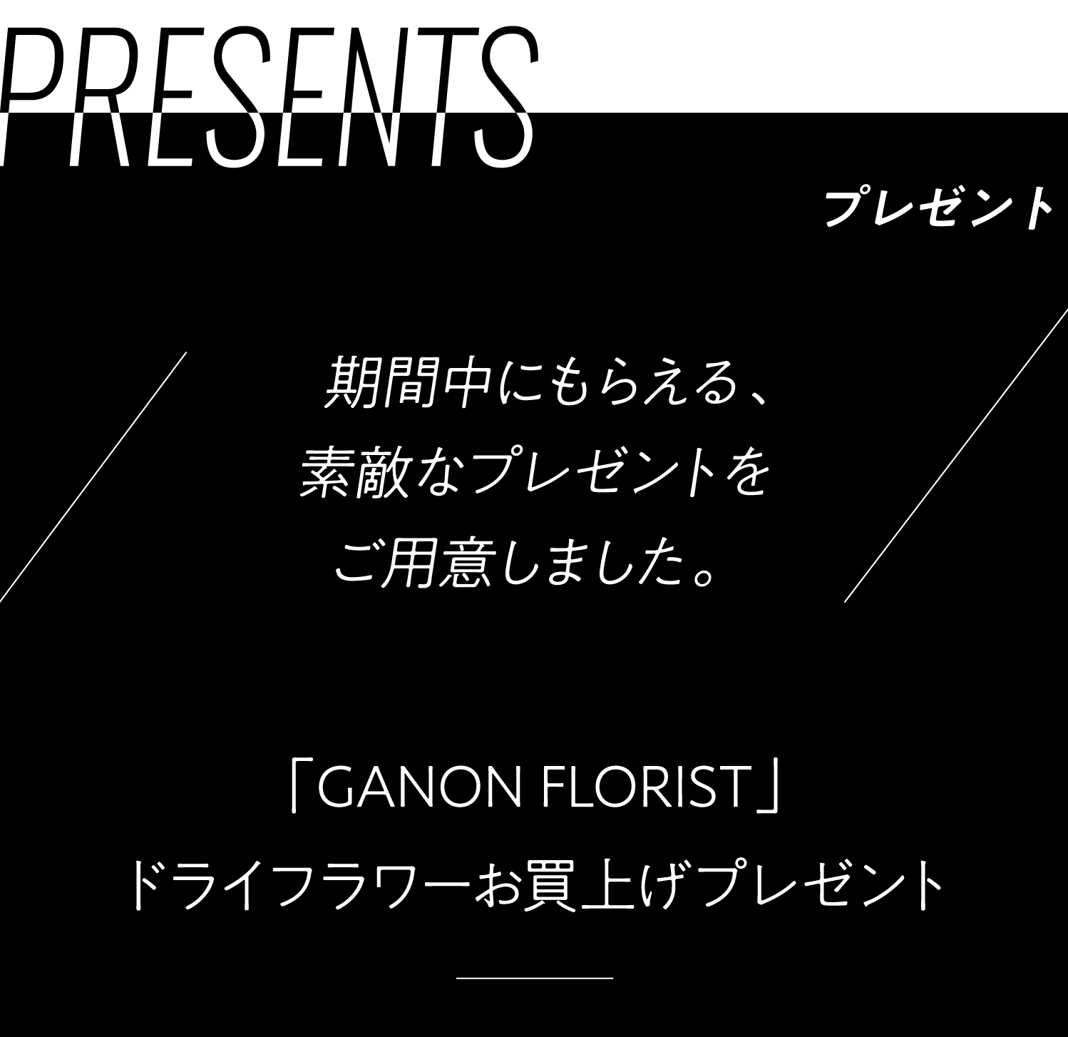 プレゼント