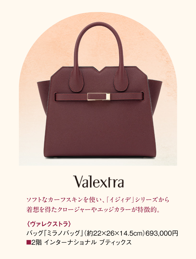 〈ヴァレクストラ〉バッグ「ミラノバッグ」