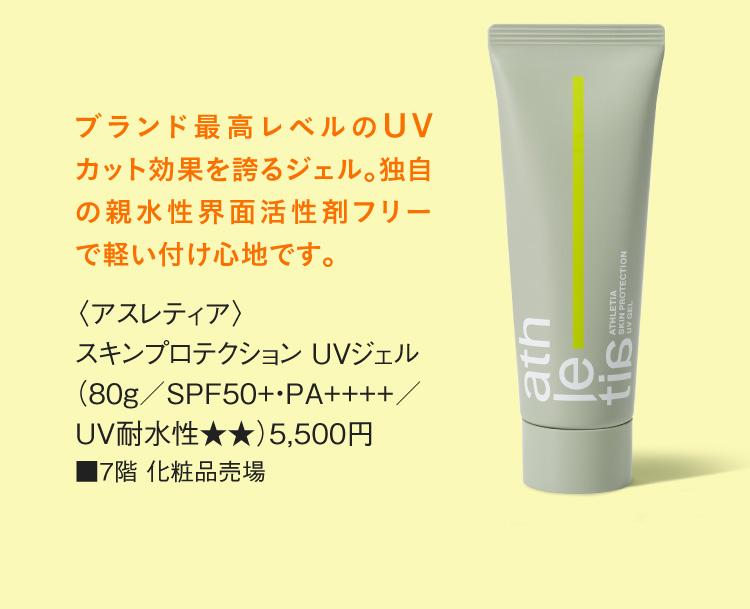 〈アスレティア〉スキンプロテクション UVジェル