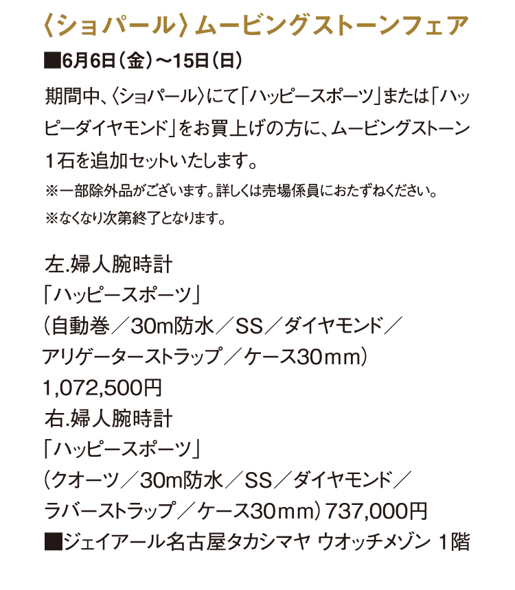 〈ショパール〉ムービングストーンフェア