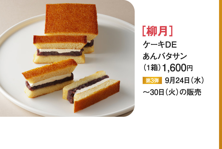 ［柳月］ケーキDEあんバタサン