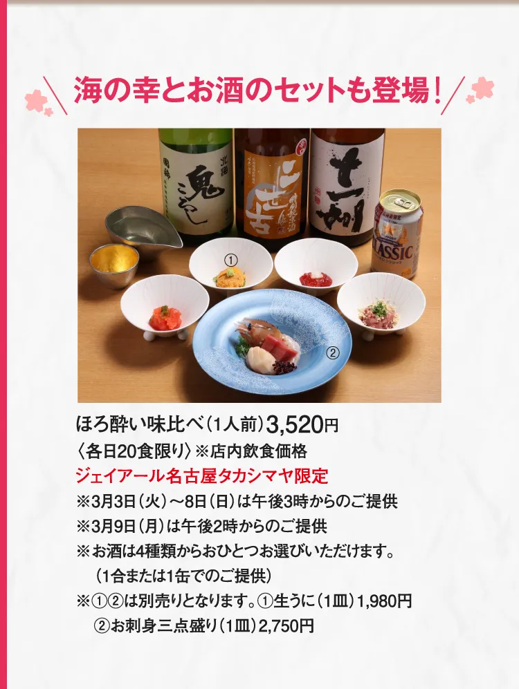 ほろ酔い味比べ