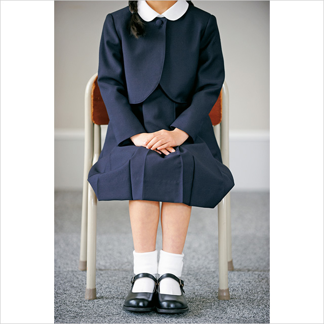 小学校受験用ボレロ(120cm)、ジャンパースカート(オーダーメイド125cm)