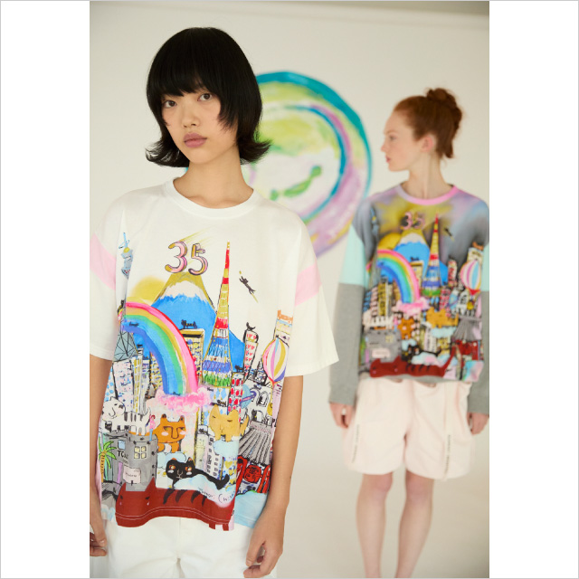 TSUMORI CHISATO 半袖プリントシャツ TSUMORI CHISATO 半袖プリントシャツ