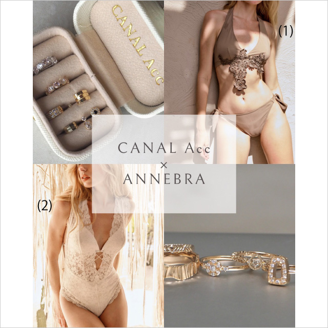 CANAL Acc(キャナルアクセサリー)〉×〈ANNEBRA(アンブラ)〉期間限定